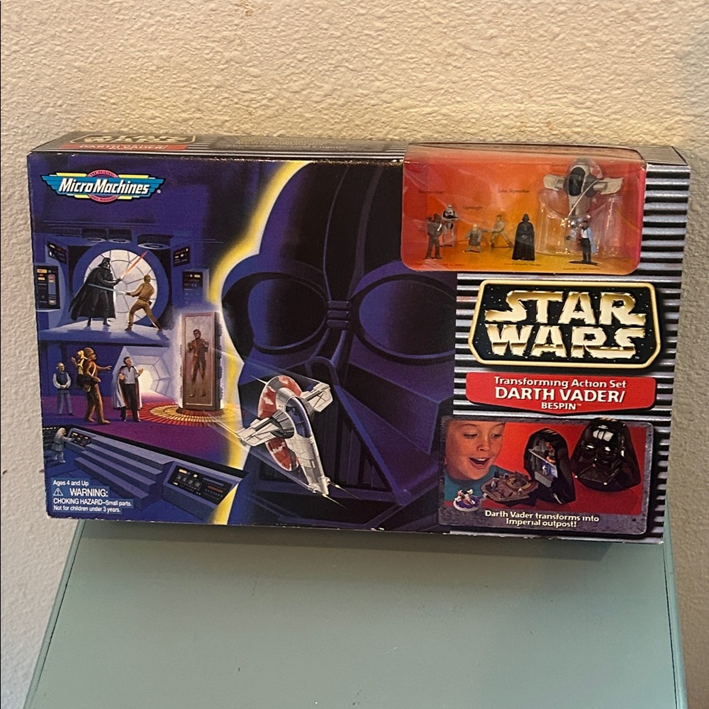 1997 Star Wars Micro Machines Transforming Action Set 🖤 DARTH VADER
